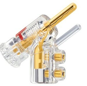 WBT-0610 Cu – Connecteurs Banane NextGen Cuivre – Conducteur Cuivre pur taillé dans la masse (Jeu de 4)
