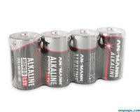 Alkaline Batteries – LR20 D 1.5V – 4 by pack