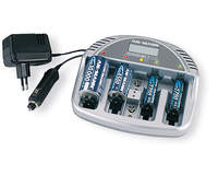 Chargeur de Batteries NiCd/NiMH Powerline 5 LCD - Pour AA / AAA / C / D / Batterie 9V-0