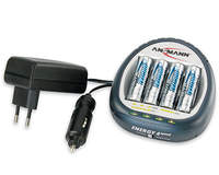 Chargeur de Batteries NiCd/NiMH Energy 4 Speed - Pour AA et AAA-0
