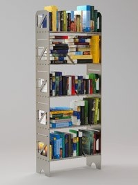 BOLTZ – BCEXT 5T- 5 Shelf Metal Bookshelves- Expension kit for BC-5T-AN – Anthracite Finish