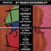 MOZART & HINDEMITH / Violin Concertos