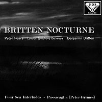 BRITTEN / Nocturne, “Four Sea Interlude” a.o. From “Peter Grimes”