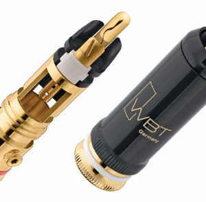 WBT-0102 Cu – Connecteurs RCA NextGen Cuivre – Conducteur Cuivre pur taillé dans la masse (Jeu de 4)