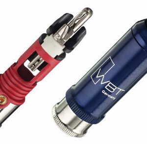 WBT-0110 Ag – Connecteurs RCA NextGen Argent – Conducteur Argent pur taillé dans la masse (Jeu de 4)