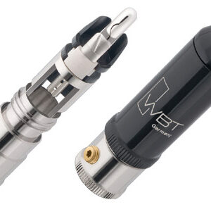 WBT-0152 Ag – Connecteurs RCA NextGen Argent – Conducteur Argent pur taillé dans la masse (Jeu de 4)