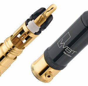 WBT-0152 Cu – Connecteurs RCA NextGen Cuivre – Conducteur Cuivre pur taillé dans la masse (Jeu de 4)