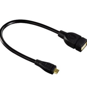 HAMA – câble USB 2.0 OTG – USB A Femelle – Micro USB Mâle – plaqué Or 24k
