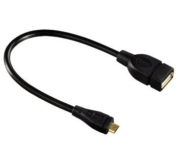 HAMA – câble USB 2.0 OTG – USB A Femelle – Micro USB Mâle – plaqué Or 24k