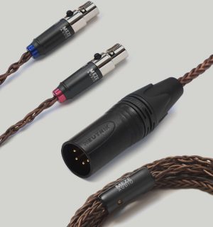 MEZE AUDIO – CÂBLE COPPER UPGRADE 2,5m EMPYREAN & ELITE – Cuivre Furukawa PCUHD tressé – Symétrique – XLR 4 pins