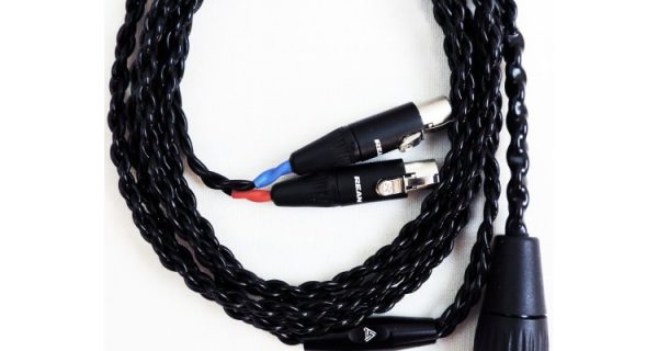 AUDEZE – Câble d’origine tressé XLR 4 pins pour casques LCD