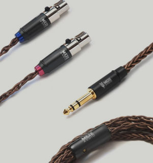 MEZE AUDIO – CÂBLE COPPER UPGRADE 2,5m EMPYREAN & ELITE – Cuivre Furukawa PCUHD tressé – Asymétrique – Jack 6,35mm