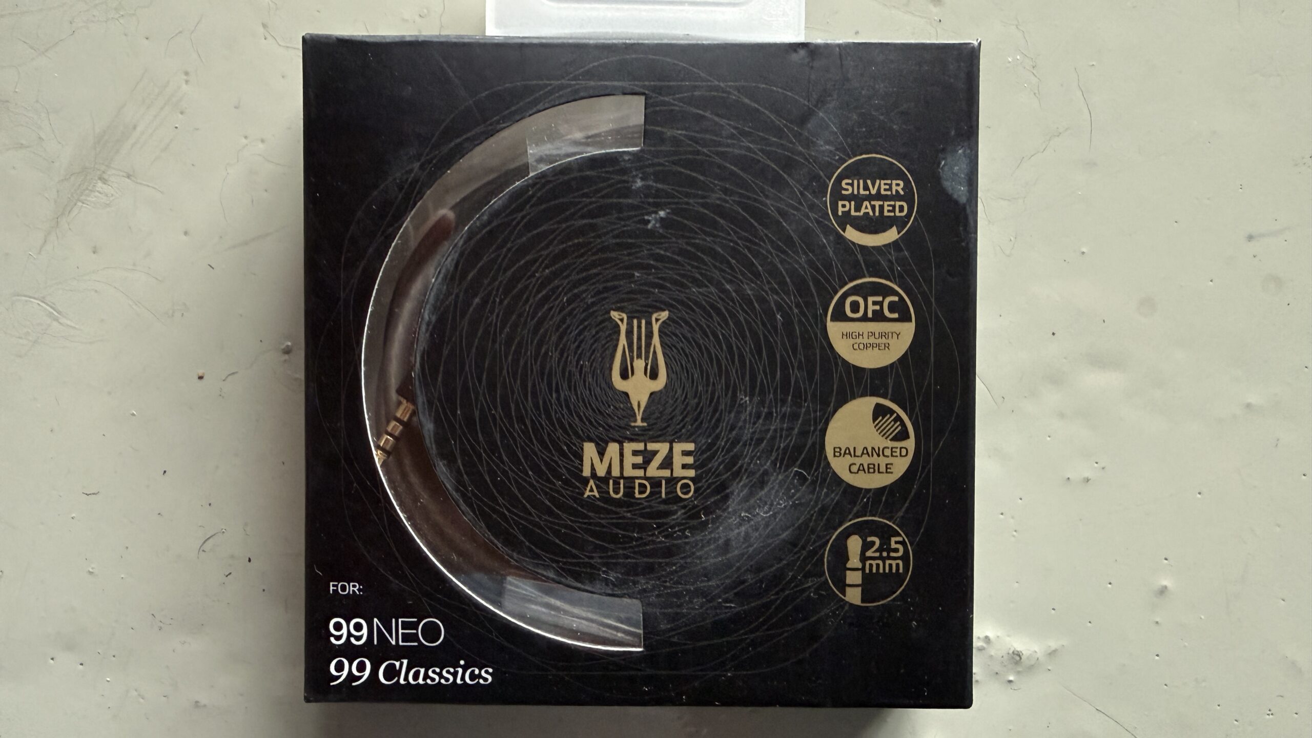 MEZE AUDIO - Silver-plated OFC copper cable for 99 Classics and 99 Neo